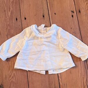 Mayoral shirt with ruffled collar, 1-2m